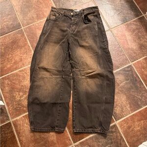 We the Free Good Luck Barrel Jean in root beer size 27